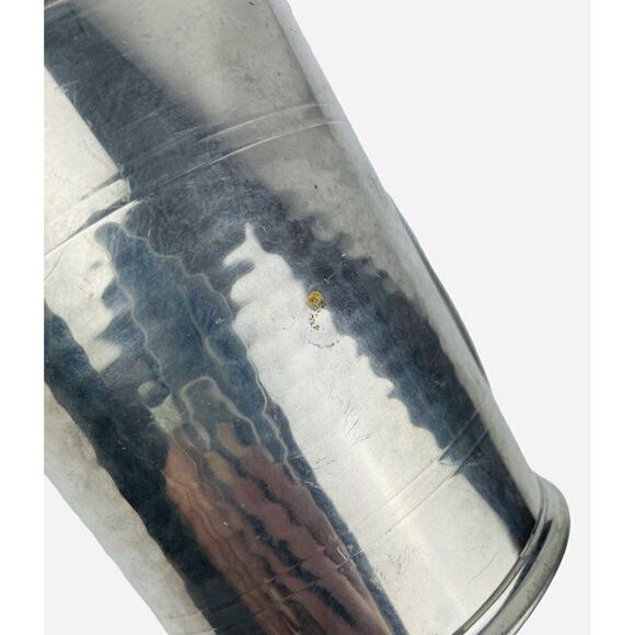 Vintage Vauxhall English Pewter Glass Bottom Logo Beer Mug Sheffield England HTF - Picture 11 of 12